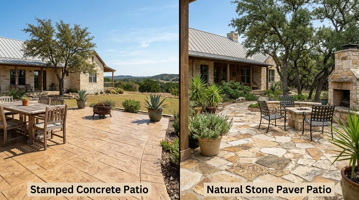 Concrete vs. Pavers: Which is Better for Canyon Lake TX Homes?