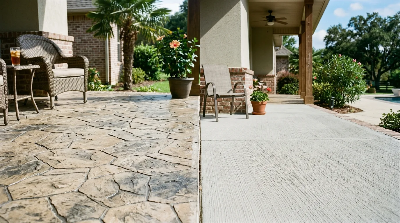Stamped Concrete Patio Cost Canyon Lake TX: 2026 Guide